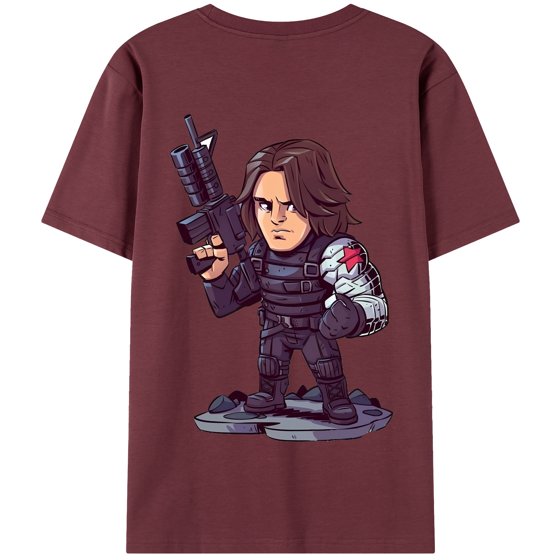 （画像用） アベンジャーズ The Avengers 綿100％半袖Tシャツ（背面プリント）